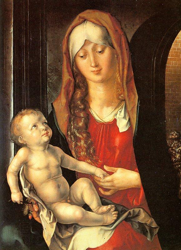 Albrecht Durer Virgin Child before an Archway China oil painting art